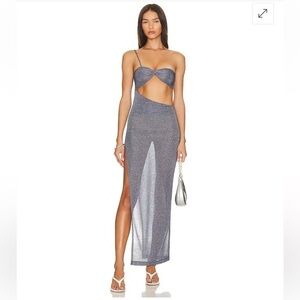 Lama Jouni Bandeaux maxi dress